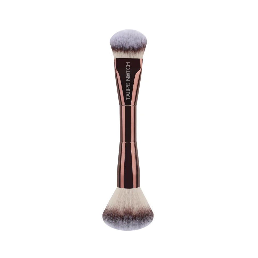 Face duo brush, hour glass brush, powder brush, Foundation brush, Powder and contour brush duo, Powder and counter brush duo, 100% orginal products in bangladesh,authentic Makeup store in bangladesh, sephora in Bangladesh, taupe notch, top notch makeup shop. 