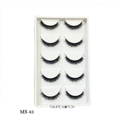 False Eyelashes 5 Pair from Shein