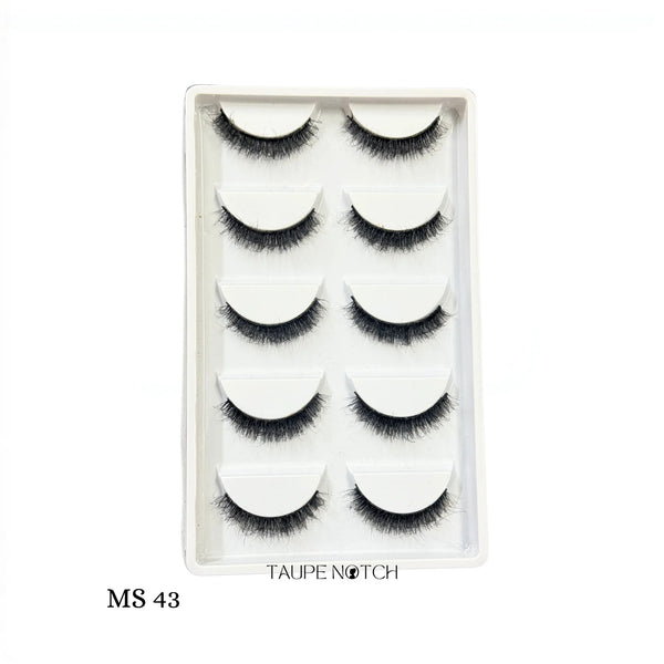 False Eyelashes 5 Pair from Shein