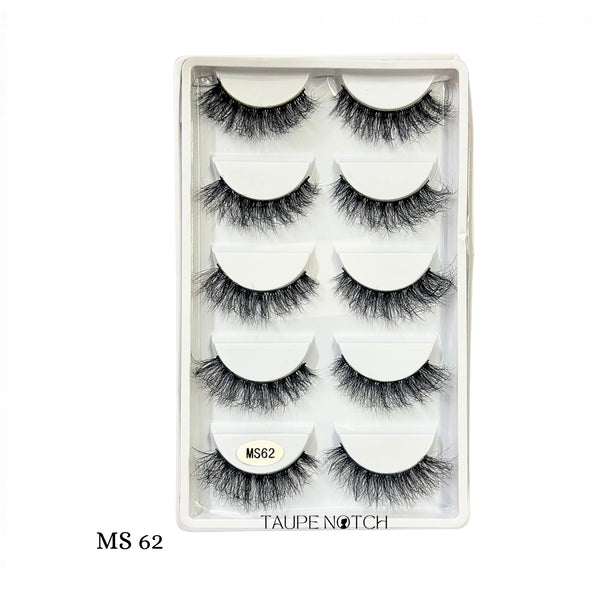 False Eyelashes 5 Pair from Shein