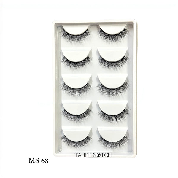 False Eyelashes 5 Pair from Shein