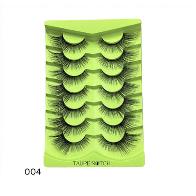 False Eyelashes 7 pair from shein