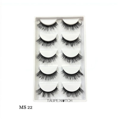 False Eyelashes 5 Pair from Shein