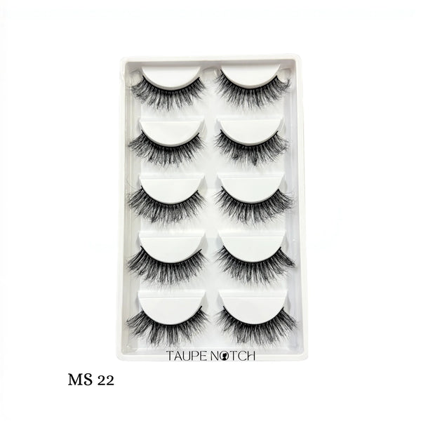 False Eyelashes 5 Pair from Shein