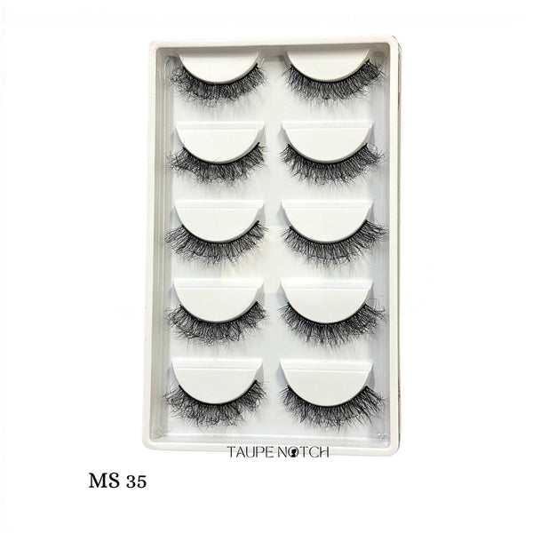 False Eyelashes 5 Pair from Shein