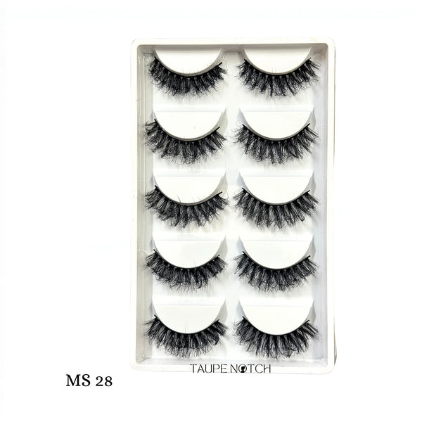 False Eyelashes 5 Pair from Shein