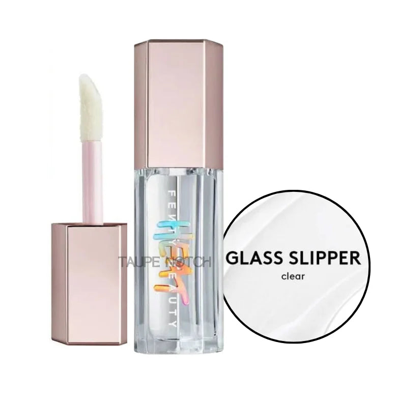 Gloss Bomb lip gloss, clear glossy finish (Glass Slipper)