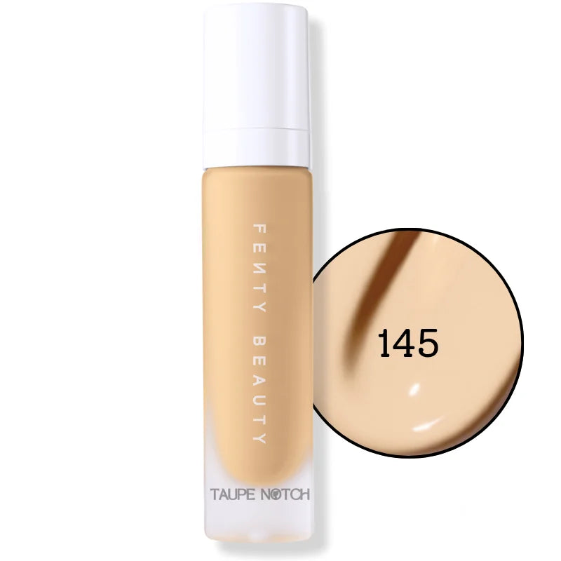 Liquid foundation bottle, shade 145, light beige liquid