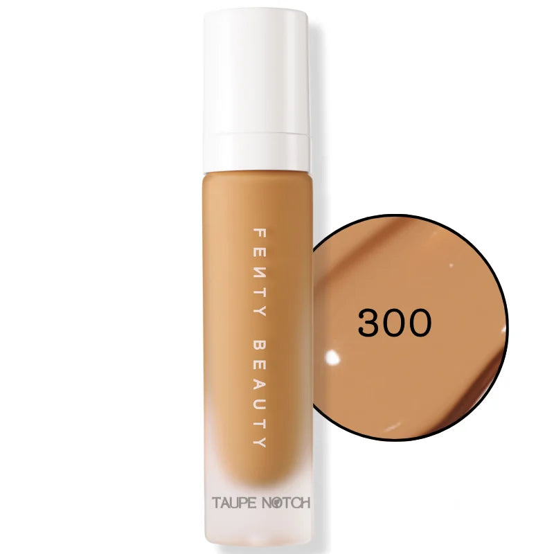 Liquid foundation bottle, shade 300, medium tan liquid