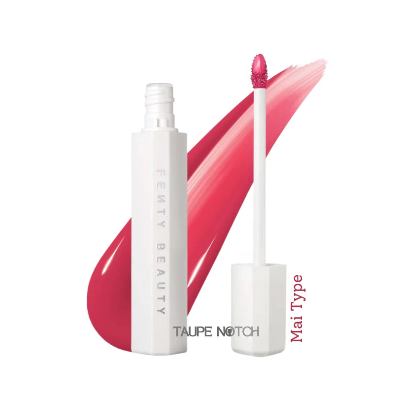 Hydrating lip stain with doe-foot wand, Mai Type bright pink