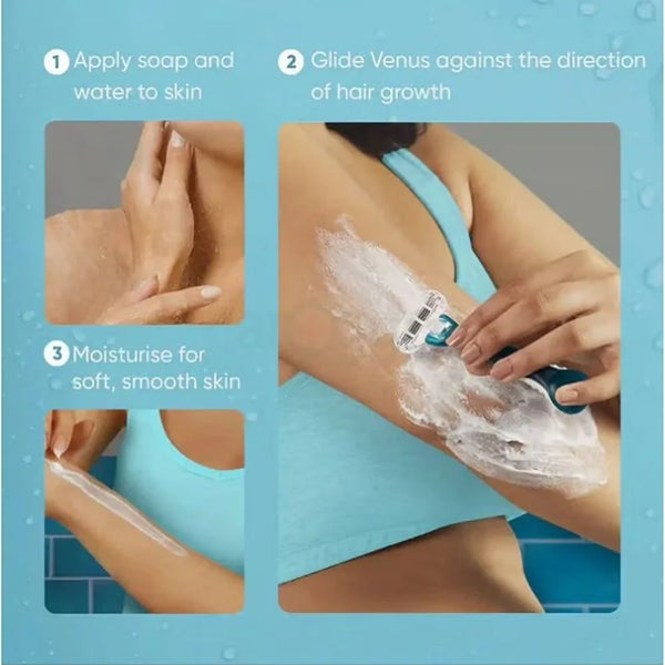 Gillette Venus Smooth Sensitive Razor Price in bangladesh,Gillette sensitive razor,Gillette venue aloe vera razor,Gillette sensitive razor,authenic cosmetics store in bangladesh, 100% original product in bangladesh, taupe notch, sephora in bangladesh. 