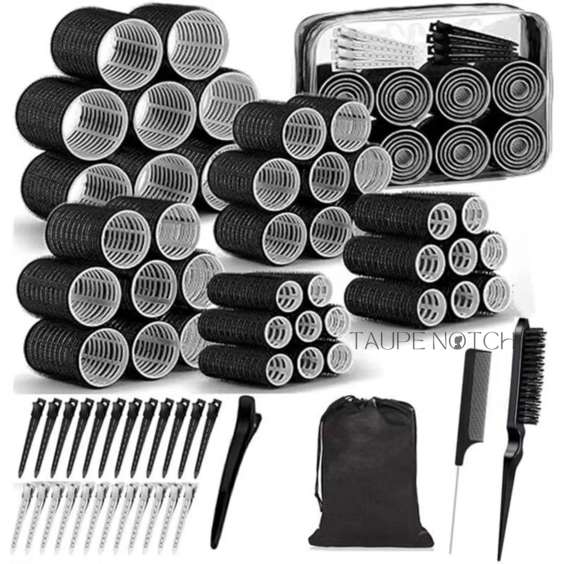 69 Pcs Hair Curling Rollers with Clips