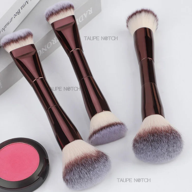 Face duo brush, hour glass brush, powder brush, Foundation brush, Powder and foundation brush duo, Powder and counter brush duo, 100% orginal products in bangladesh,authentic Makeup store in bangladesh, sephora in Bangladesh, taupe notch, top notch makeup shop. 