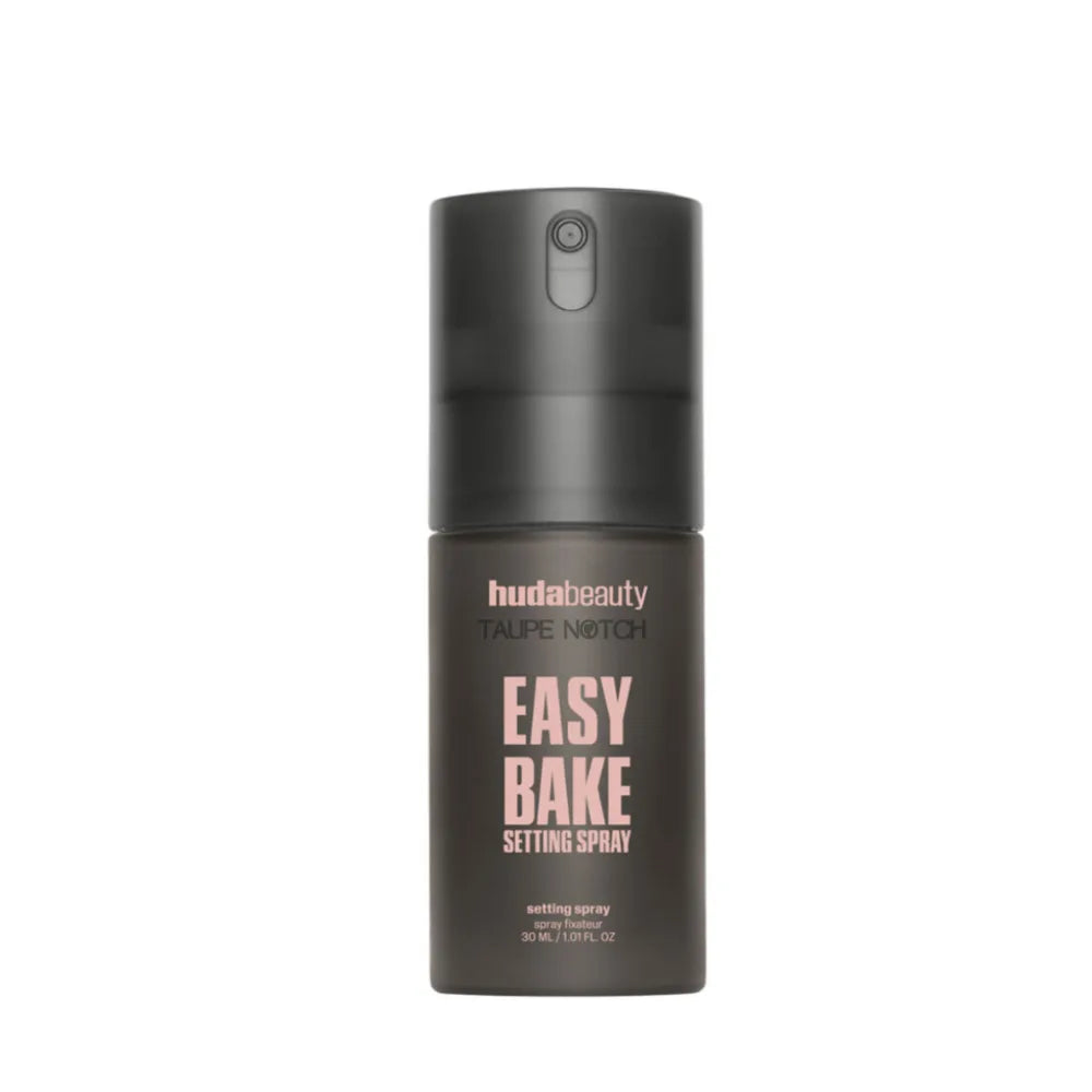 Setting spray bottle, Taupe Notch, matte black with pump, 30 ml