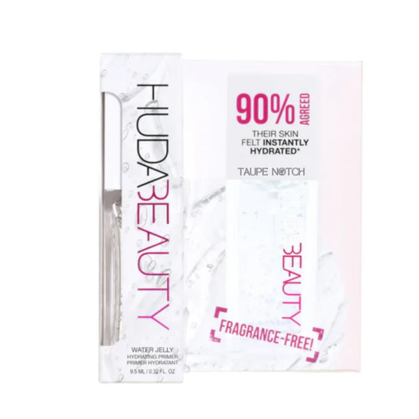 Hydrating face primer box with visible clear tube and TAUPE NOTCH branding