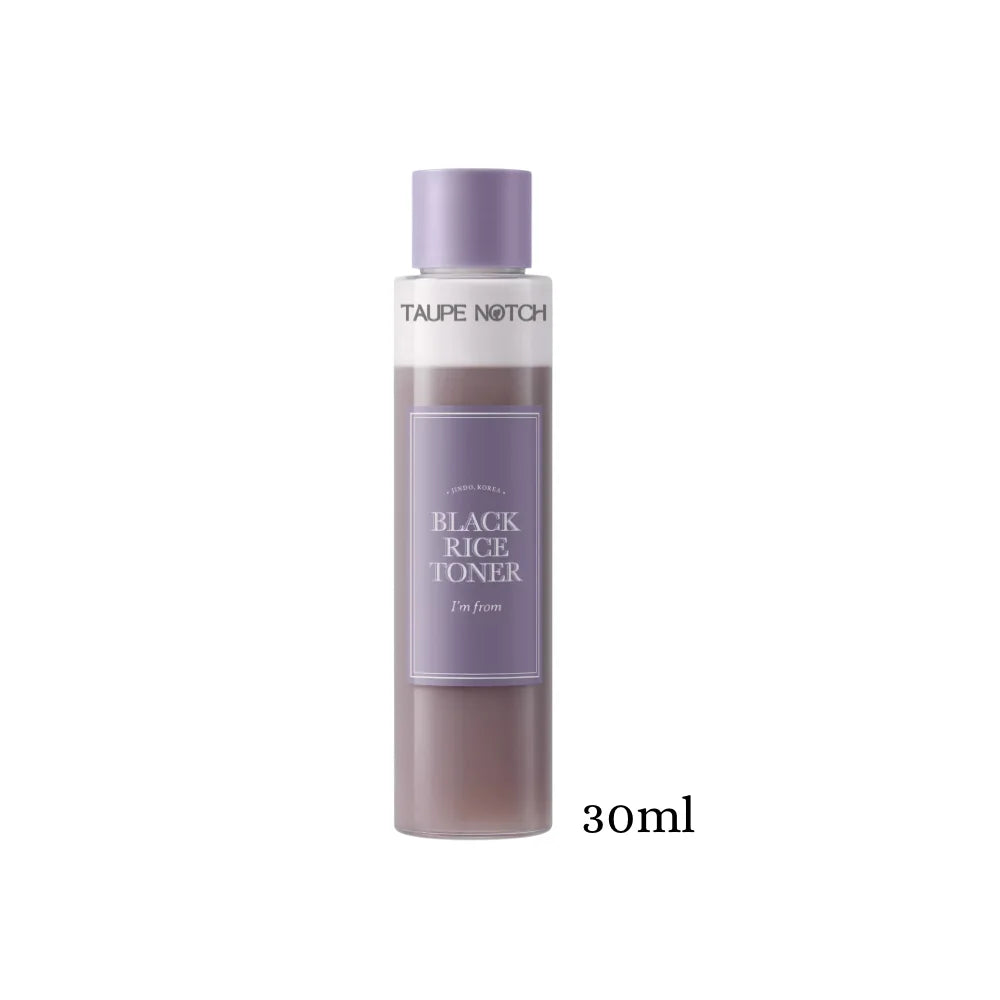 I'm from Black Rice Toner bottle, 30ml, purple cap and printed label