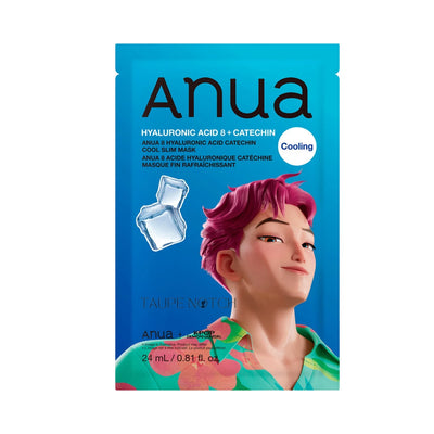ANUA K-POP DEMON HUNTERS 8 HYALURONIC ACID CATECHIN COOL SLIM MASK