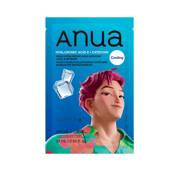 ANUA K-POP DEMON HUNTERS 8 HYALURONIC ACID CATECHIN COOL SLIM MASK