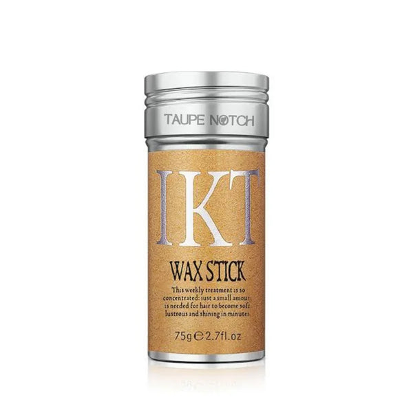 IKT hair wax stick, 75g jar with metallic cap and gold label