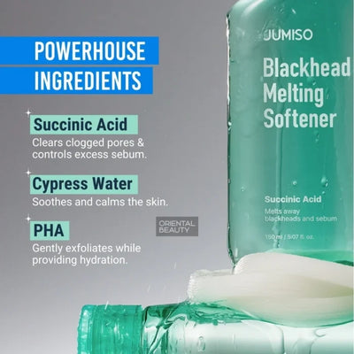 JUMISO Blackhead Melting Softener Kit 150ml 40 Pads+10 Swabs