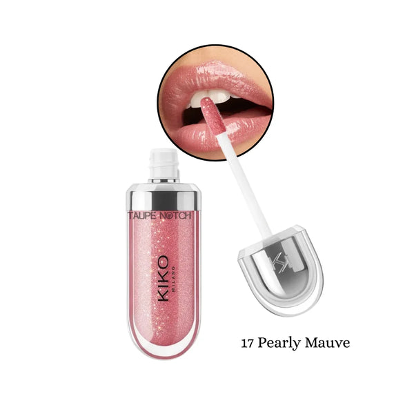 3D Hydra Lip Gloss in Pearly Mauve, mauve pink pearl gloss