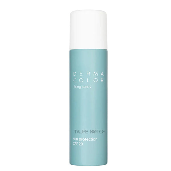 Kryolan Dermacolor fixing spray teal bottle with cap, SPF 20, Taupe Notch