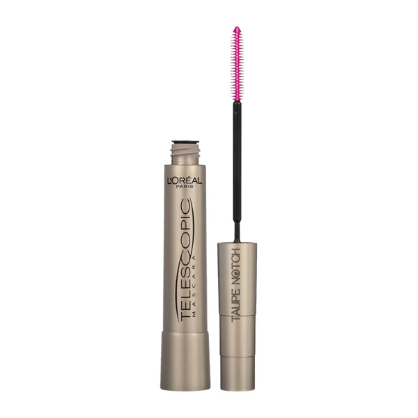 Telescopic lengthening mascara with wand and gold L'Oréal Paris tubes