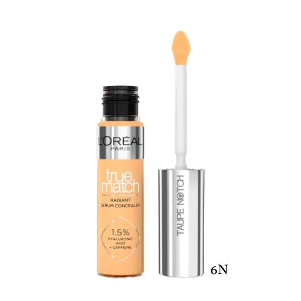 L'Oreal Paris True Match Radiant Serum Concealer 6n price in bangladesh,Loreal concealer,Loreal true match serum concealer,Loreal paris true match 6n concealer,authenic cosmetics store in bangladesh, 100% original product in bangladesh, taupe notch, go go gorgeous, lavishta. sephora in bangladesh. 