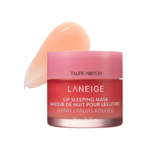 Laneige lip sleeping mask jar with Berry-colored lid