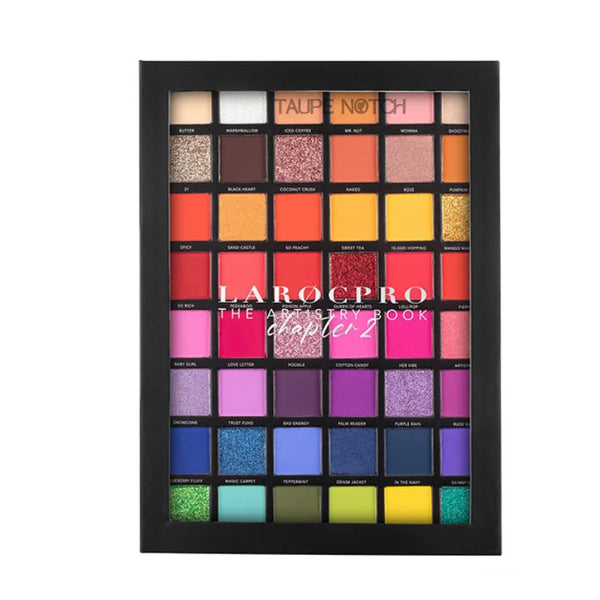 Laroc Pro Chapter 2 48-color eyeshadow palette with 48 shade pans