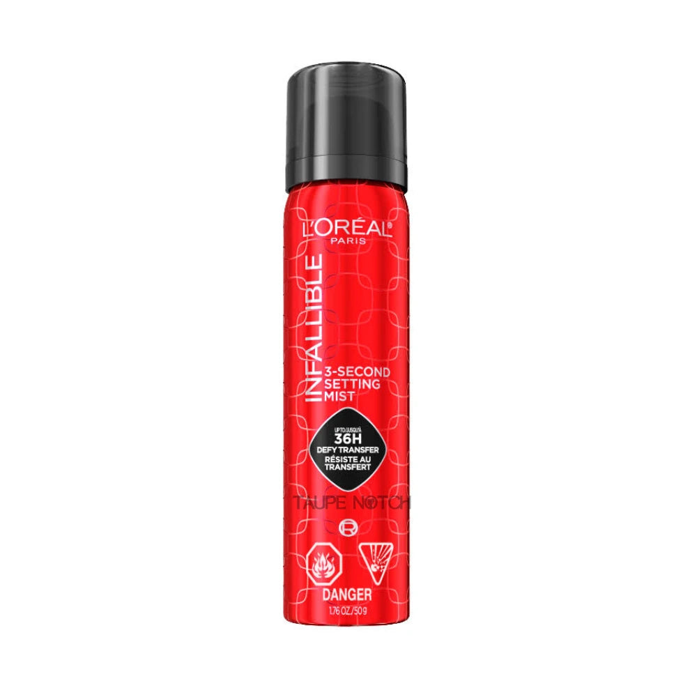 LOREAL 3 SECOND SETTING MIST WITH MICROFINE, UP TO 36H WEAR, loreal setting spray, L’Oréal setting spray, long-lasting makeup mist, 36-hour wear spray, microfine setting mist, makeup lock spray, best setting spray in drugstore, go go gorgeous, lavishta