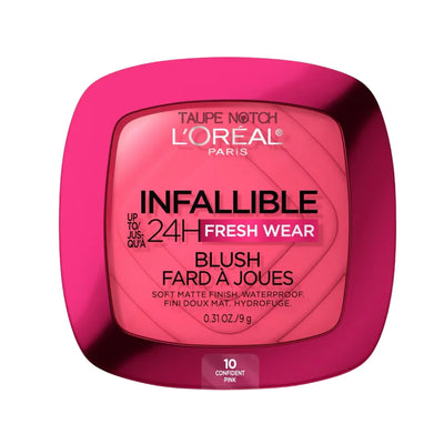 Loreal Infallible 24H Fresh Wear Soft Matte Blush - 10 Confident Pink