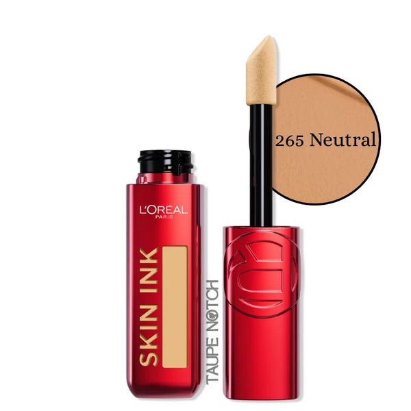 Foundation concealer shade 265 Neutral, with doe-foot applicator and matching bottle.