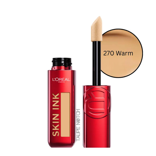 Loreal Infallible Skin Ink 2-in-1 concealer foundation, 270 Warm, doe-foot applicator