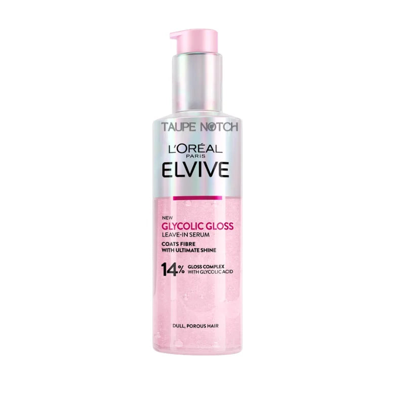 L’Oréal Elvive Glycolic Gloss Leave-In Hair Serum 150 ml, L’Oréal hair serum Bangladesh, Glycolic Gloss leave-in serum BD, L’Oréal Elvive hair serum 150ml, shiny hair serum Bangladesh, anti-frizz leave-in serum BD, buy L’Oréal Elvive serum online BD, hair shine serum Bangladesh, L’Oréal Glycolic Gloss BD