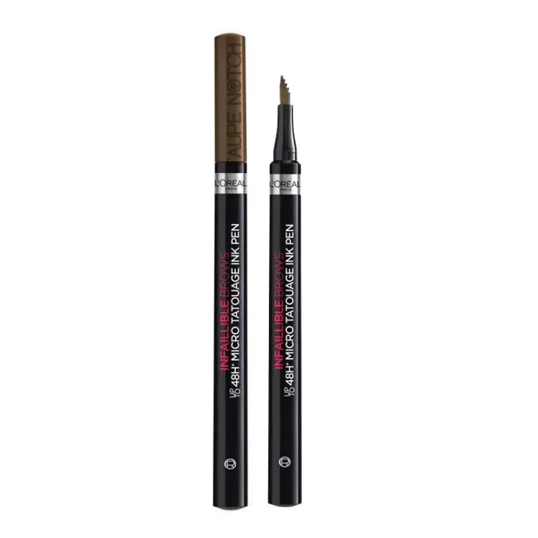 Eyebrow micro tatouage ink pen, brunette shade, two pens