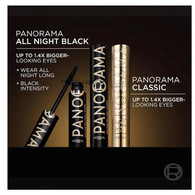 Loreal Paris Panorama Mascara All Night Black 10ml