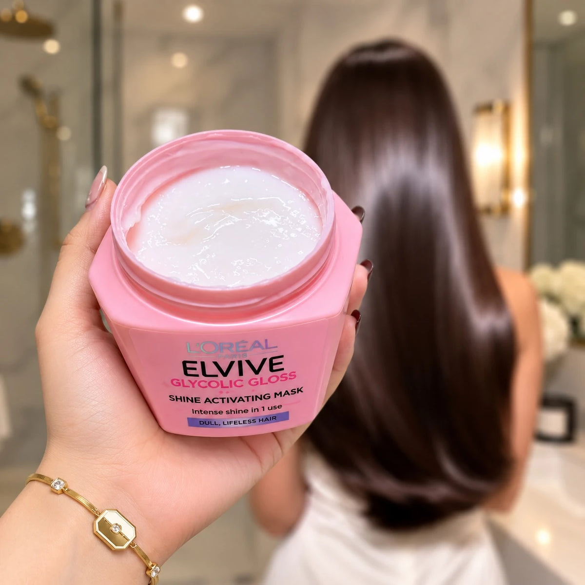 Loreal Elvive Glycolic Gloss Shine Activating Mask