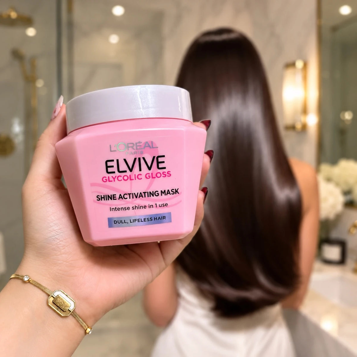 Loreal Elvive Glycolic Gloss Shine Activating Mask