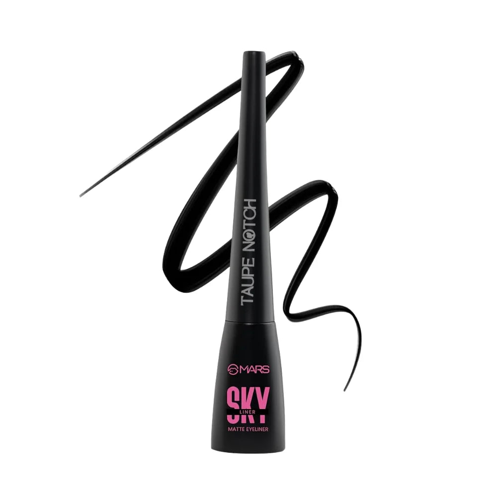 MARS Skyliner Liquid Matte Eyeliner Price in bangladesh,Mars eyeliner,Mars liquid eyeliner,Mars matte eyeliner,authenic cosmetics store in bangladesh, 100% original product in bangladesh, taupe notch, sephora in bangladesh. 