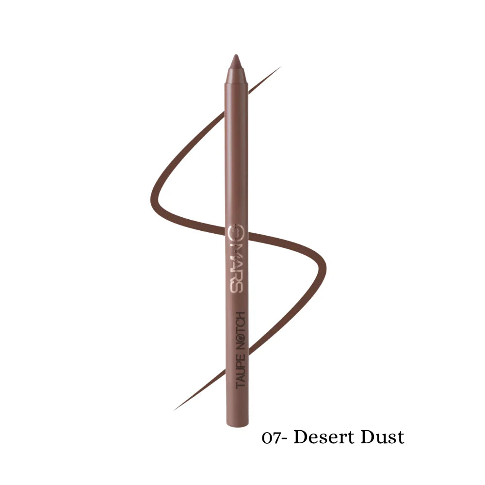MARS Smooth Glide kajal pencil in brown, shade 07 Desert Dust