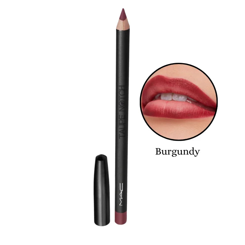 Mac Lip Pencil in Burgundy, pencil with deep red tip