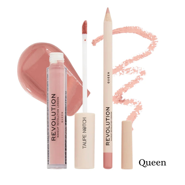 Makeup Revolution Lip Contour Kit queen price in bangladesh,Revolution lip kit,Revolution lip contour kit,Revolution lip liner,Revolution lipstick,Makeup revolution lip contour kit queen ,authenic cosmetics store in bangladesh, 100% original product in bangladesh, taupe notch, go go gorgeous, lavishta. sephora in bangladesh. 