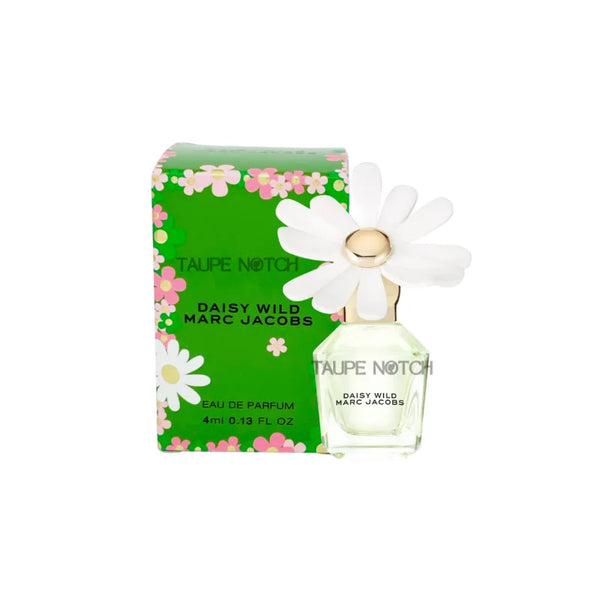 Marc Jacobs Daisy Wild eau de parfum set with green floral box and glass 4 ml bottle