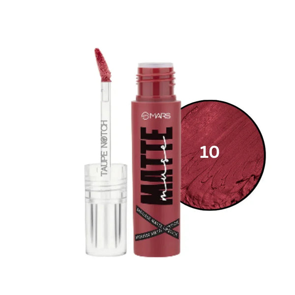 MARS Matte Muse Mousse Lipstick  price in bangladesh , MARS Matte Muse Mousse Lipstick , mars velvet lipstick , Mars lipstick, 100% orginal products in bangladesh,authentic Makeup store in bangladesh, sephora in Bangladesh, taupe notch, go go gorgeous. 