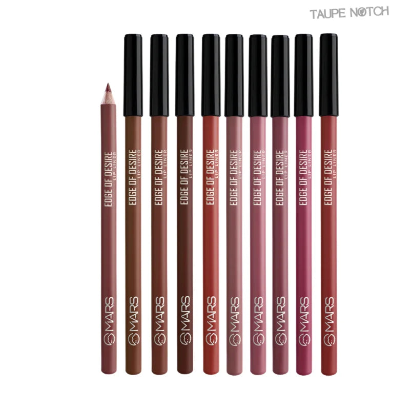 Mars edge of desire lip liner set, mars lip liner, 100% orginal products in bangladesh,authentic Makeup store in bangladesh, sephora in Bangladesh, taupe notch, go go gorgeous. 