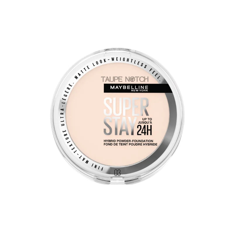 Hybrid powder foundation compact, shade 03, Taupe Notch