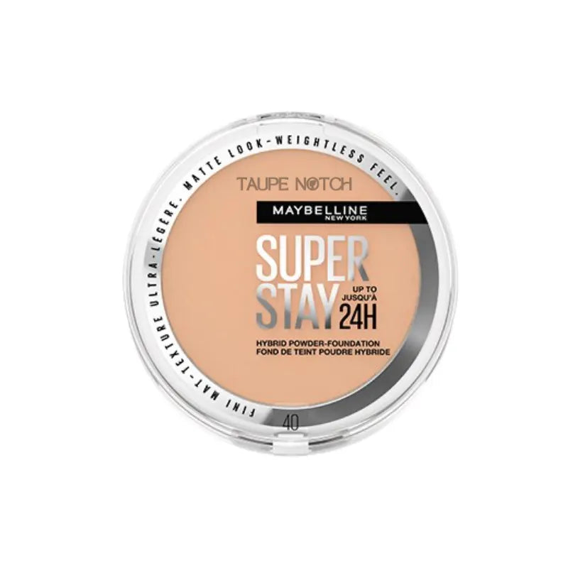Hybrid powder foundation compact, shade 40, Taupe Notch