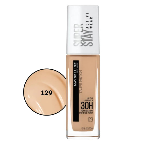 Maybelline Super Stay Longwear Liquid Foundation Up to 30HR Price in bangladesh , Maybelline super stay foundation, maybelline Superstay foundation shades, Maybelline foundation, Maybelline Superstay foundation in Bangladesh, 100% orginal products in bangladesh,authentic Makeup store in bangladesh, sephora in Bangladesh, taupe notch, Maybelline Superstay foundation 129