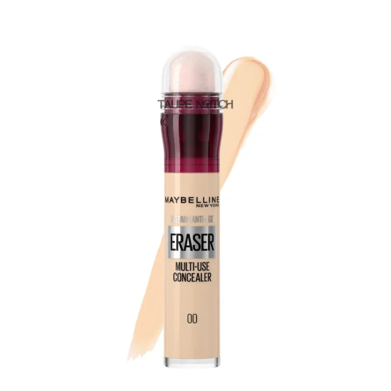 Maybelline Eraser multi-use concealer, 00 Ivory tube with applicator tip